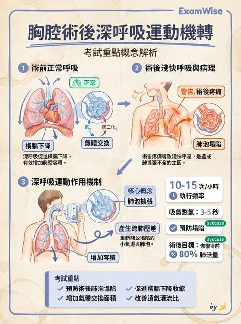 護理師 - 呼吸衰竭與胸腔護理 - AI 圖文解析預覽