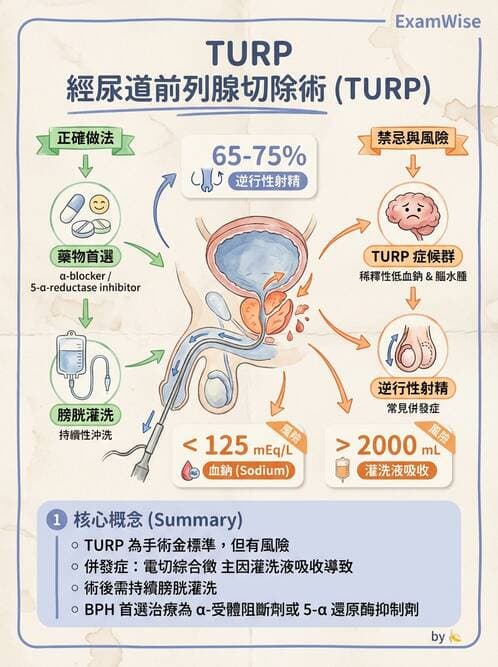 護理師 - 泌尿道疾病與排尿障礙 - AI 圖文解析預覽