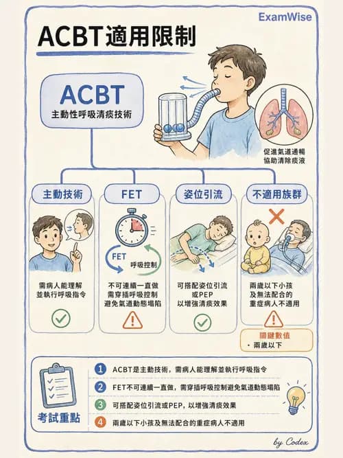 呼吸治療師 - 痰液清除與擴張治療 - AI 圖文解析預覽