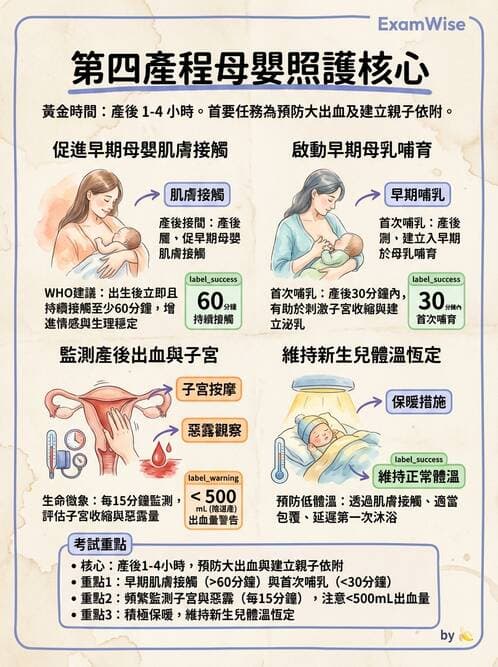 護理師 - 分娩過程與產科急症 - AI 圖文解析預覽