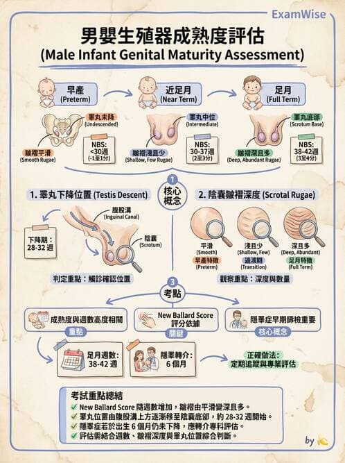 護理師 - 新生兒評估與生理特徵 - AI 圖文解析預覽