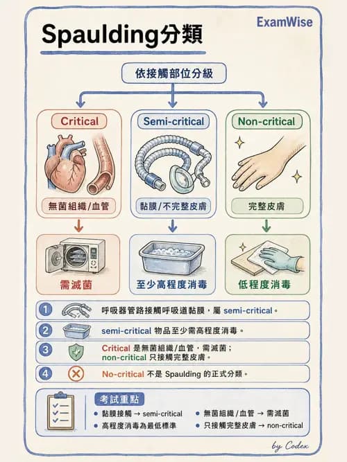 呼吸治療師 - 呼吸照護設備消毒 - AI 圖文解析預覽