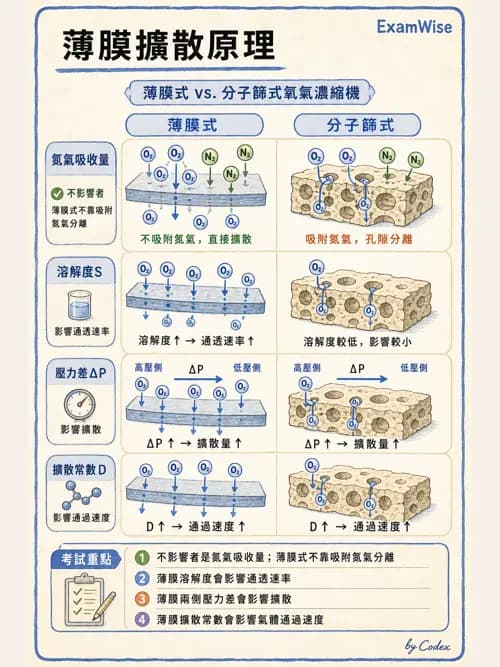 呼吸治療師 - 醫療氣體製造與儲存 - AI 圖文解析預覽