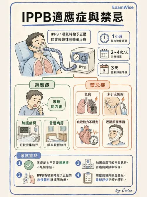 呼吸治療師 - 胸部擴張與物理治療設備 - AI 圖文解析預覽