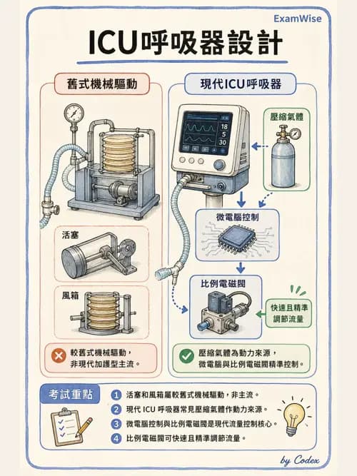 呼吸治療師 - 呼吸器設計與通氣模式 - AI 圖文解析預覽