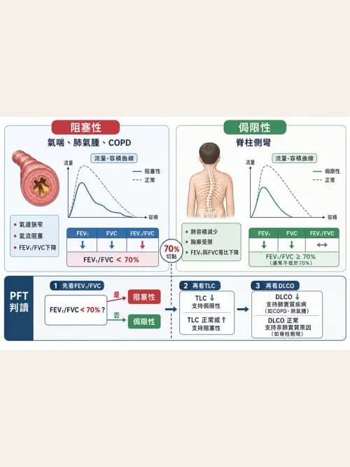 呼吸治療師 - 心臟疾病與COPD重症 - AI 圖文解析預覽
