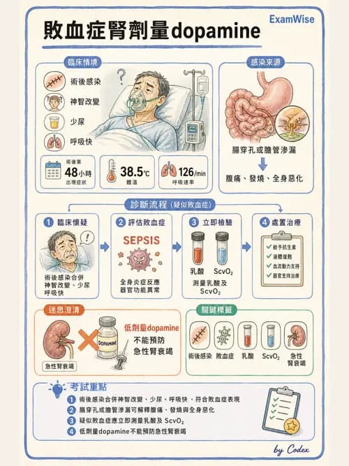 呼吸治療師 - 休克、敗血症與多器官衰竭 - AI 圖文解析預覽