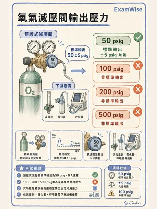 呼吸治療師 - 醫療氣體製造與儲存 - AI 圖文解析預覽