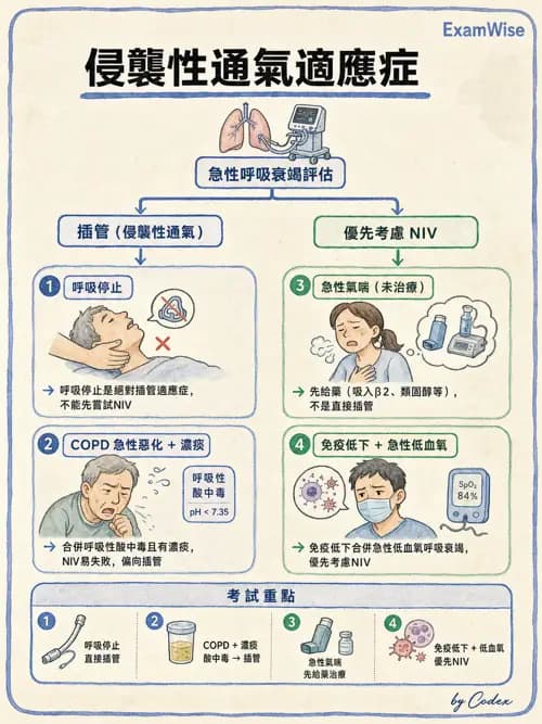 呼吸治療師 - 臨床設定、參數調整與脫離 - AI 圖文解析預覽