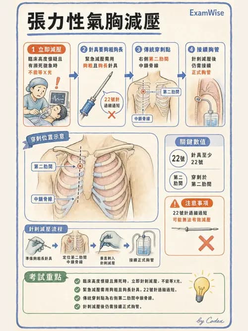 呼吸治療師 - 正壓通氣生理影響與合併症 - AI 圖文解析預覽