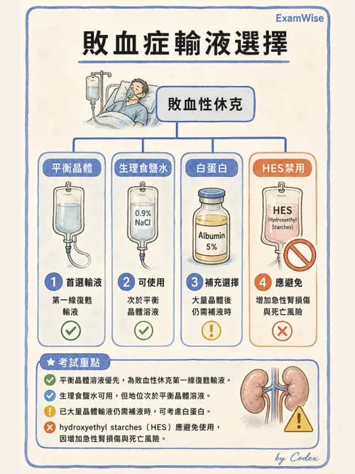 呼吸治療師 - 休克、敗血症與多器官衰竭 - AI 圖文解析預覽