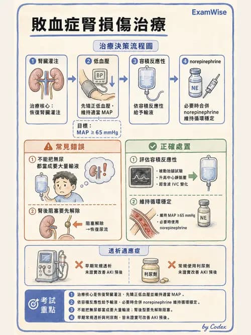 呼吸治療師 - 休克、敗血症與多器官衰竭 - AI 圖文解析預覽