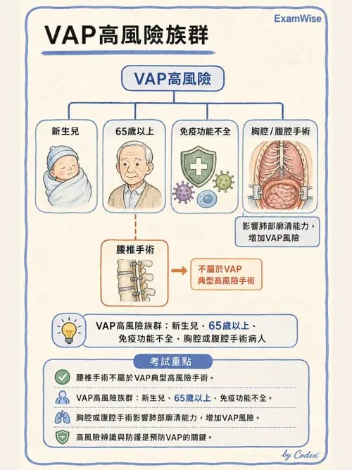 呼吸治療師 - 呼吸器併發症與感染 - AI 圖文解析預覽