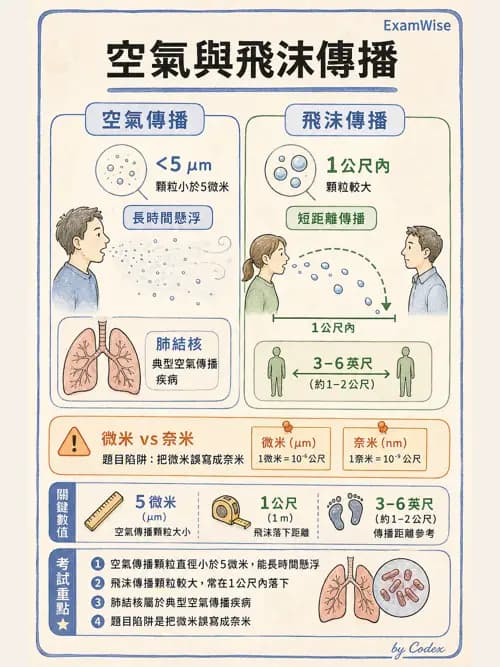 呼吸治療師 - 感染管制與職業安全 - AI 圖文解析預覽