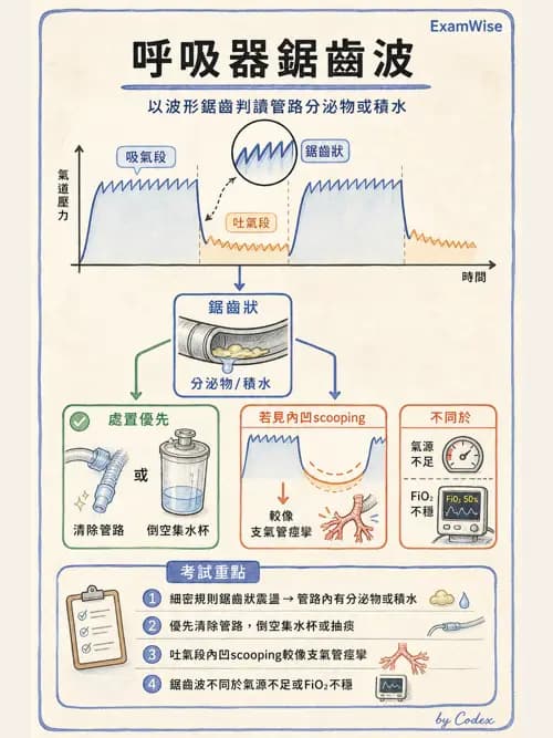 呼吸治療師 - 呼吸器圖形判讀與故障排除 - AI 圖文解析預覽