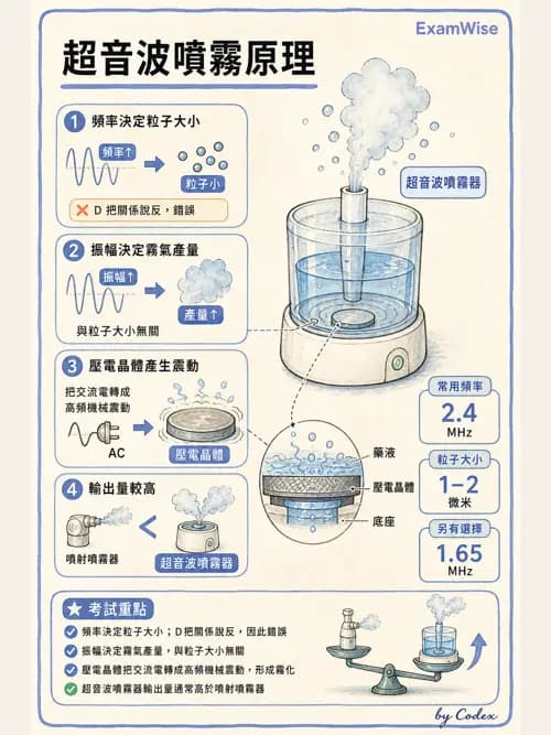 呼吸治療師 - 吸入性藥物噴霧設備 - AI 圖文解析預覽