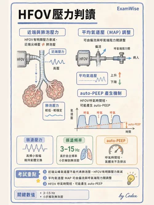 呼吸治療師 - 呼吸器設計與通氣模式 - AI 圖文解析預覽