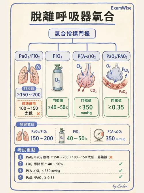 呼吸治療師 - 臨床設定、參數調整與脫離 - AI 圖文解析預覽