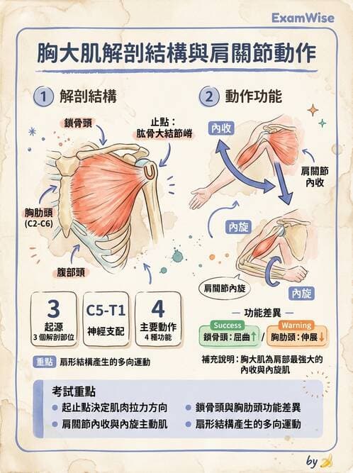 護理師 - 骨骼、肌肉系統 - AI 圖文解析預覽