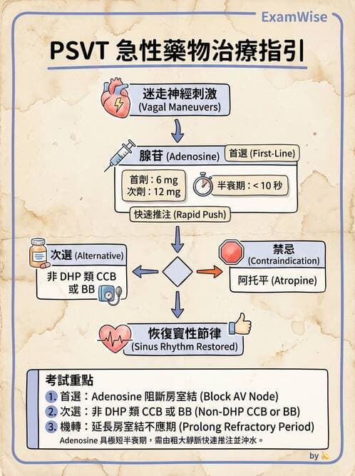 護理師 - 心臟藥物與抗血栓劑 - AI 圖文解析預覽