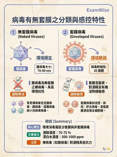 護理師 - DNA 病毒與肝炎病毒 - AI 圖文解析預覽