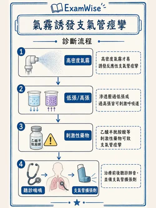 呼吸治療師 - 濕氣與霧氣治療 - AI 圖文解析預覽
