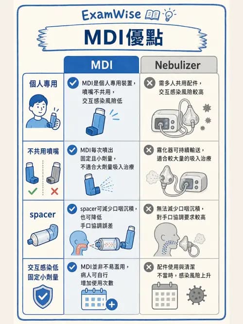 呼吸治療師 - 吸入性藥物噴霧設備 - AI 圖文解析預覽