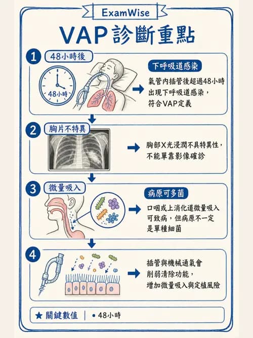 呼吸治療師 - 呼吸器併發症與感染 - AI 圖文解析預覽