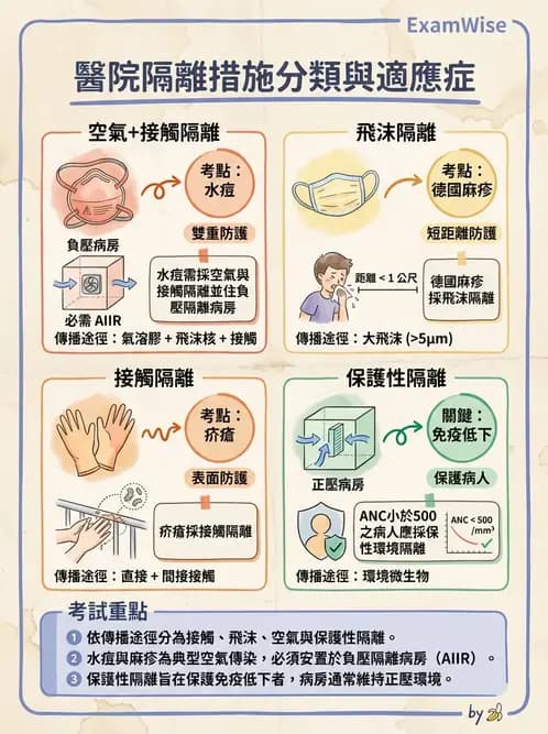 護理師 - 無菌消毒與感染控制 - AI 圖文解析預覽