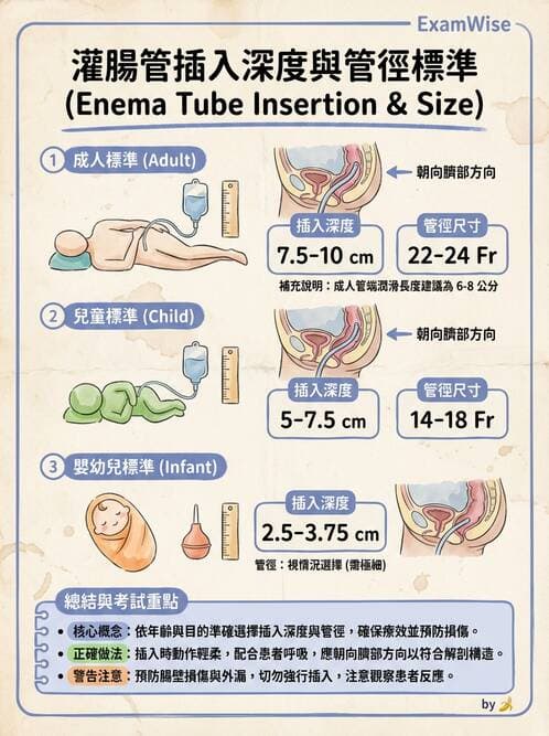護理師 - 腸道排泄與灌腸護理 - AI 圖文解析預覽