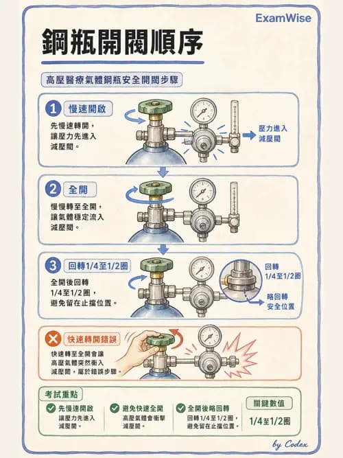 呼吸治療師 - 醫療氣體製造與儲存 - AI 圖文解析預覽