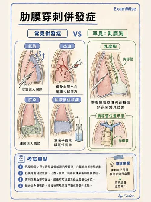 呼吸治療師 - 外力傷害與胸廓病變 - AI 圖文解析預覽