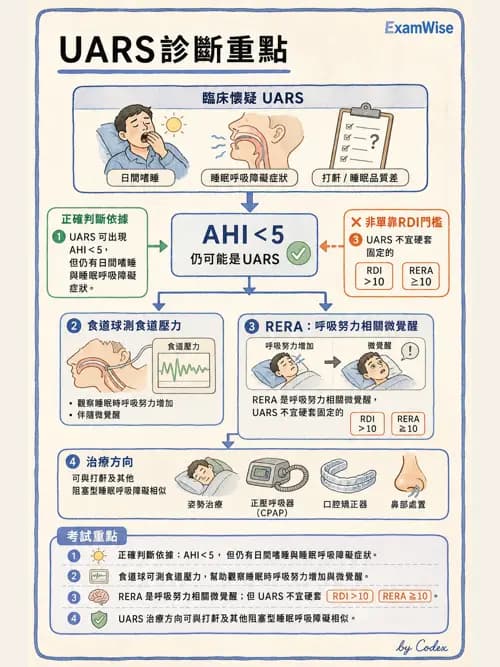 呼吸治療師 - 睡眠相關呼吸障礙 - AI 圖文解析預覽