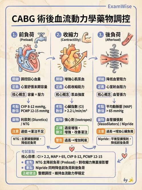 護理師 - 冠狀動脈疾病與心肌梗塞 - AI 圖文解析預覽