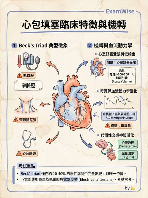 護理師 - 心臟瓣膜病與發炎性心臟病 - AI 圖文解析預覽