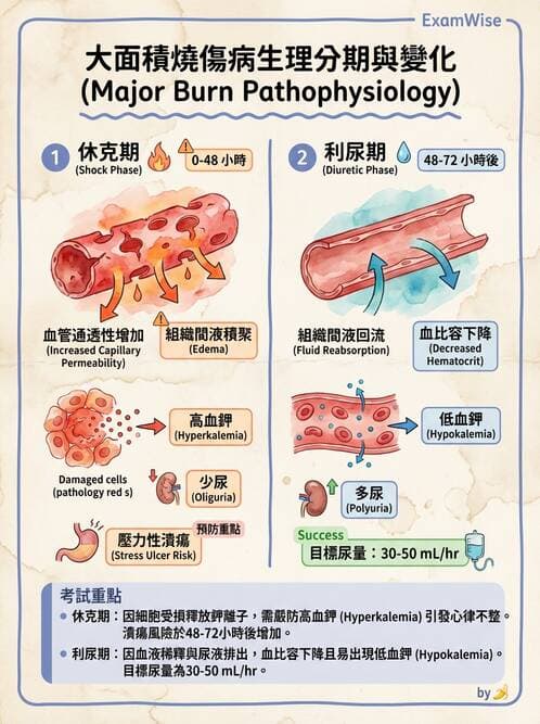 護理師 - 燒傷護理 - AI 圖文解析預覽