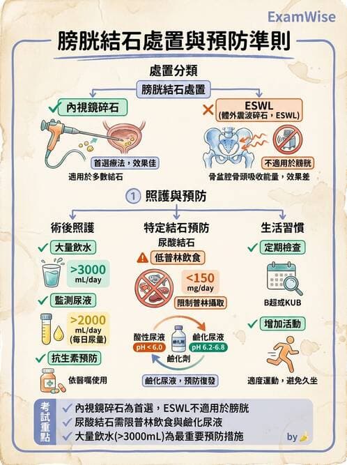 護理師 - 泌尿道疾病與排尿障礙 - AI 圖文解析預覽