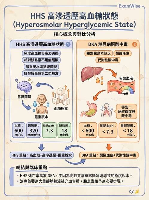 護理師 - 糖尿病併發症護理 - AI 圖文解析預覽