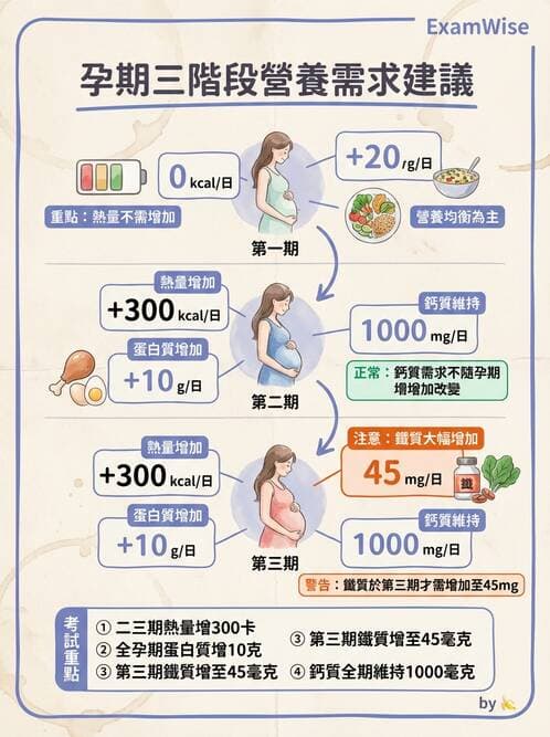護理師 - 孕期營養心理與衛生政策 - AI 圖文解析預覽
