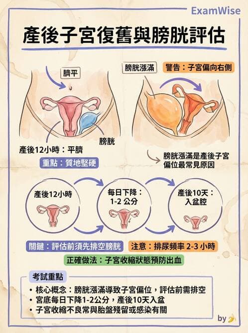 護理師 - 產後生理恢復與護理 - AI 圖文解析預覽