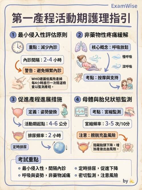 護理師 - 產程機轉與待產護理 - AI 圖文解析預覽
