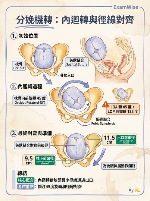 護理師 - 分娩過程與產科急症 - AI 圖文解析預覽
