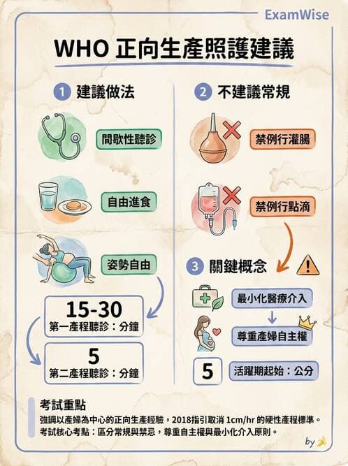護理師 - 產程機轉與待產護理 - AI 圖文解析預覽