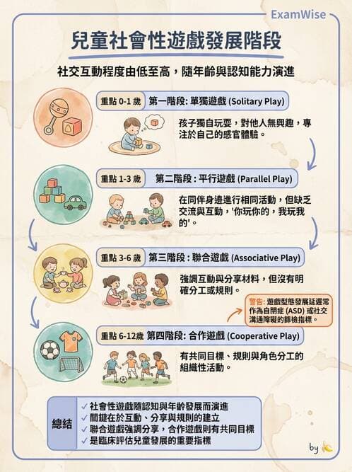 護理師 - 兒童心理社會發展與遊戲 - AI 圖文解析預覽