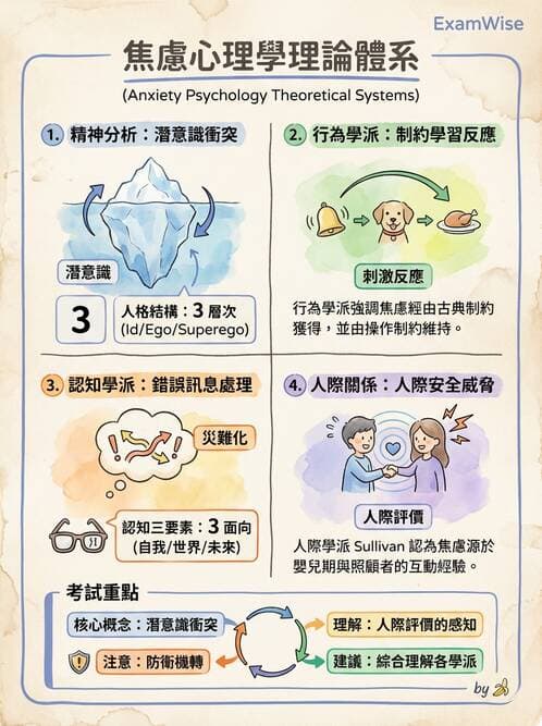 護理師 - 焦慮症與壓力相關障礙 - AI 圖文解析預覽