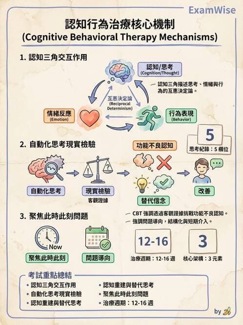 護理師 - 心理治療與團體治療 - AI 圖文解析預覽