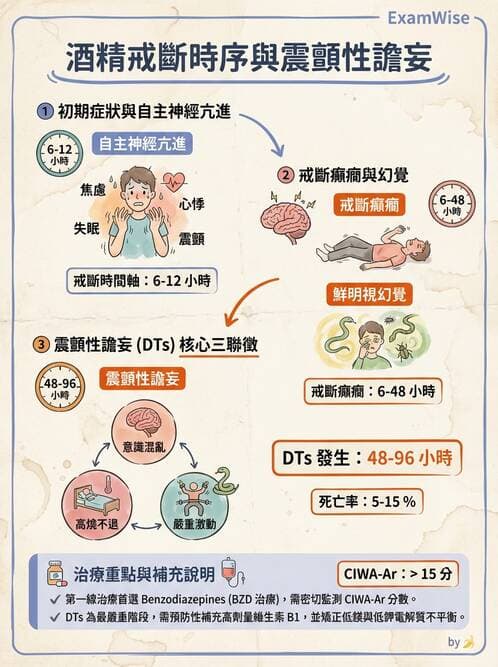 護理師 - 物質相關與成癮障礙 - AI 圖文解析預覽