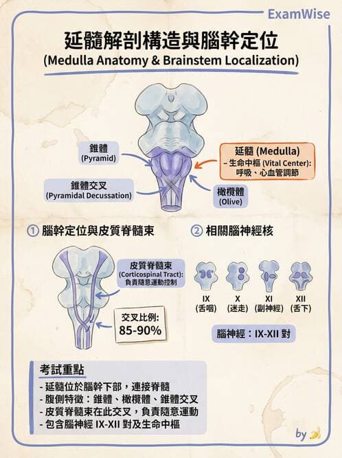 護理師 - 神經系統 - AI 圖文解析預覽