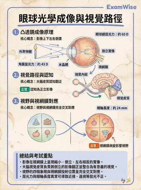 護理師 - 腦功能、自主神經與感覺 - AI 圖文解析預覽