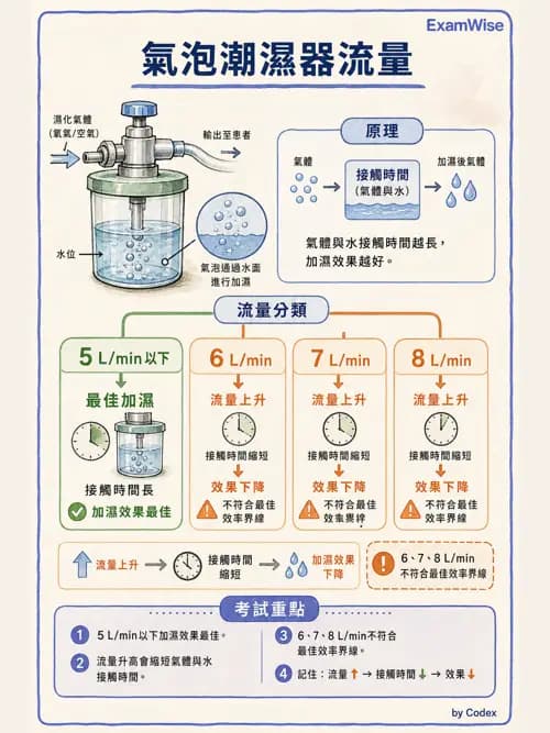 呼吸治療師 - 濕氣與霧氣治療 - AI 圖文解析預覽
